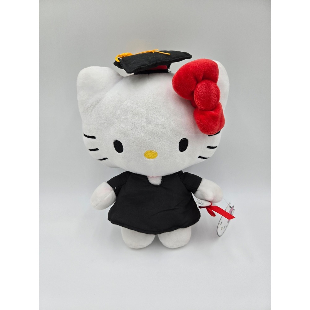 Sanrio Hello Kitty Graduation‎ Plush 10 inch Stuffed Animal Cap Gown Diploma New